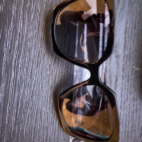 Prada Polarized Low Bridge Fit Square Sunglasses, 55mm main image 4
